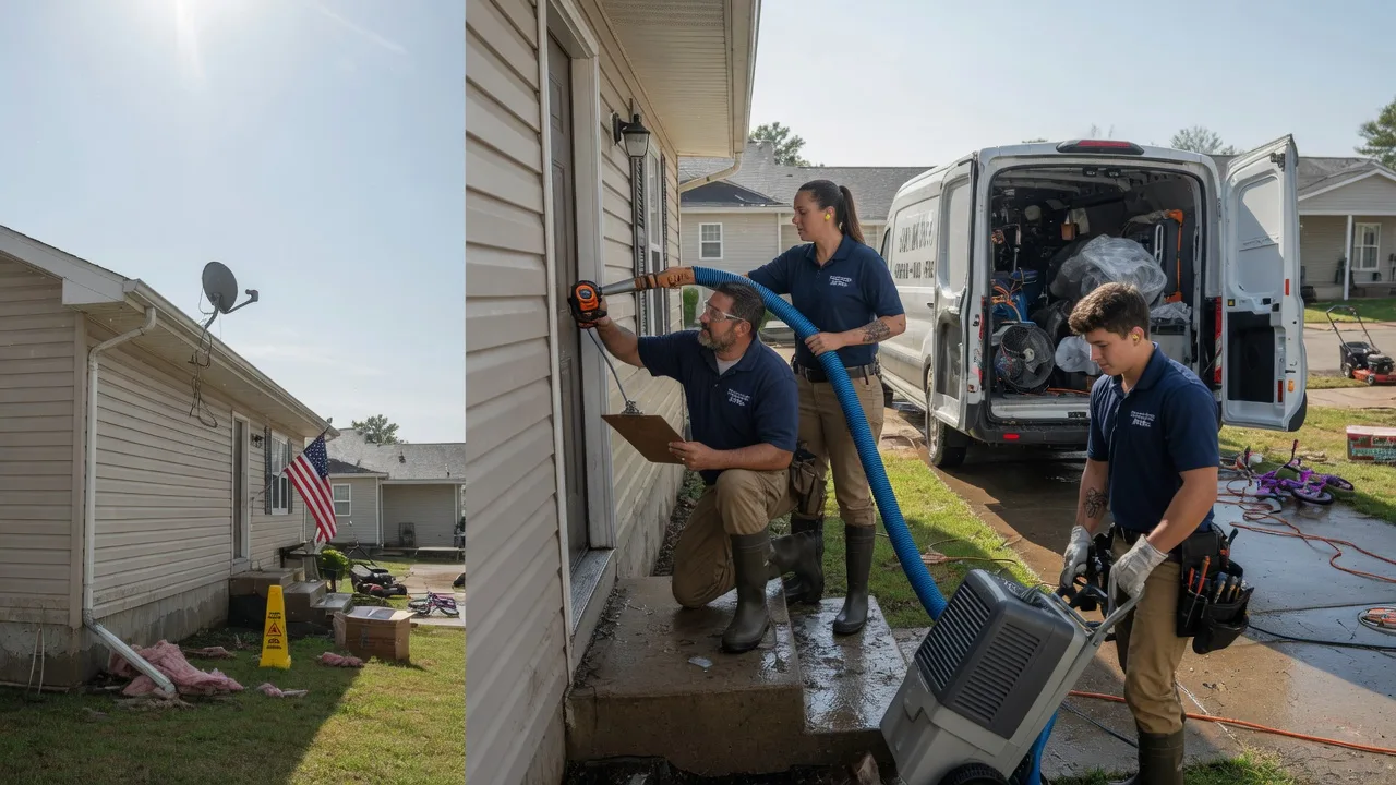 Ceiling Water Damage Restoration in Ava, OH near me